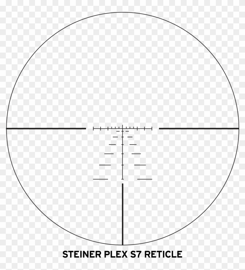 Plex S7 Reticle - Steiner Gs3 S7 Reticle Clipart