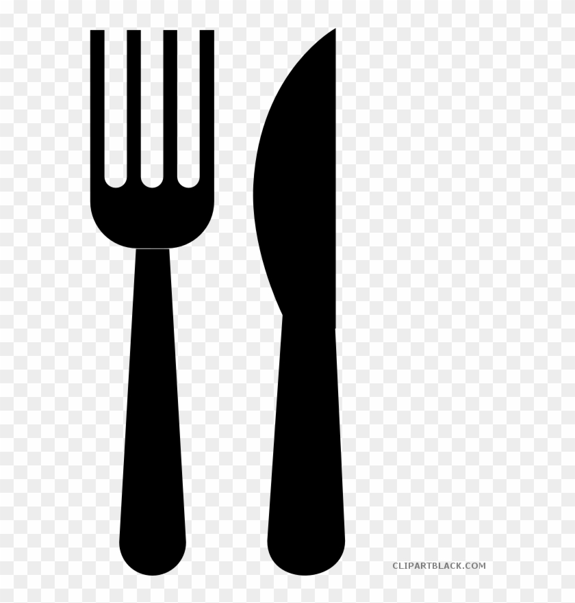 Png Freeuse Stock Fork And Knife Clipart - Fork And Knife Clipart Black And White Transparent Png #1123616