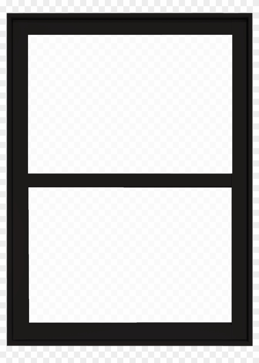 Hybrid Single Hung Windows - The Square Clipart #1123937