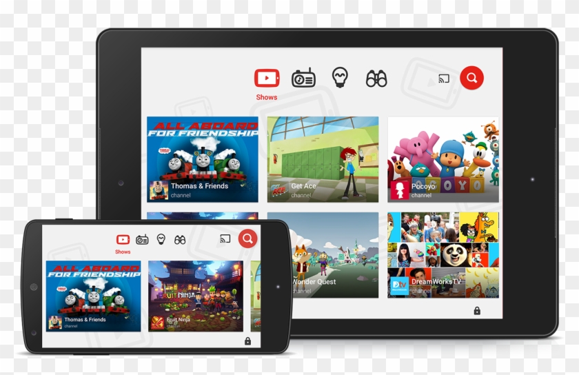 We've Designed The App To Be Easier For Kids To Use, - Tv Kids Mobile Clipart #1124055