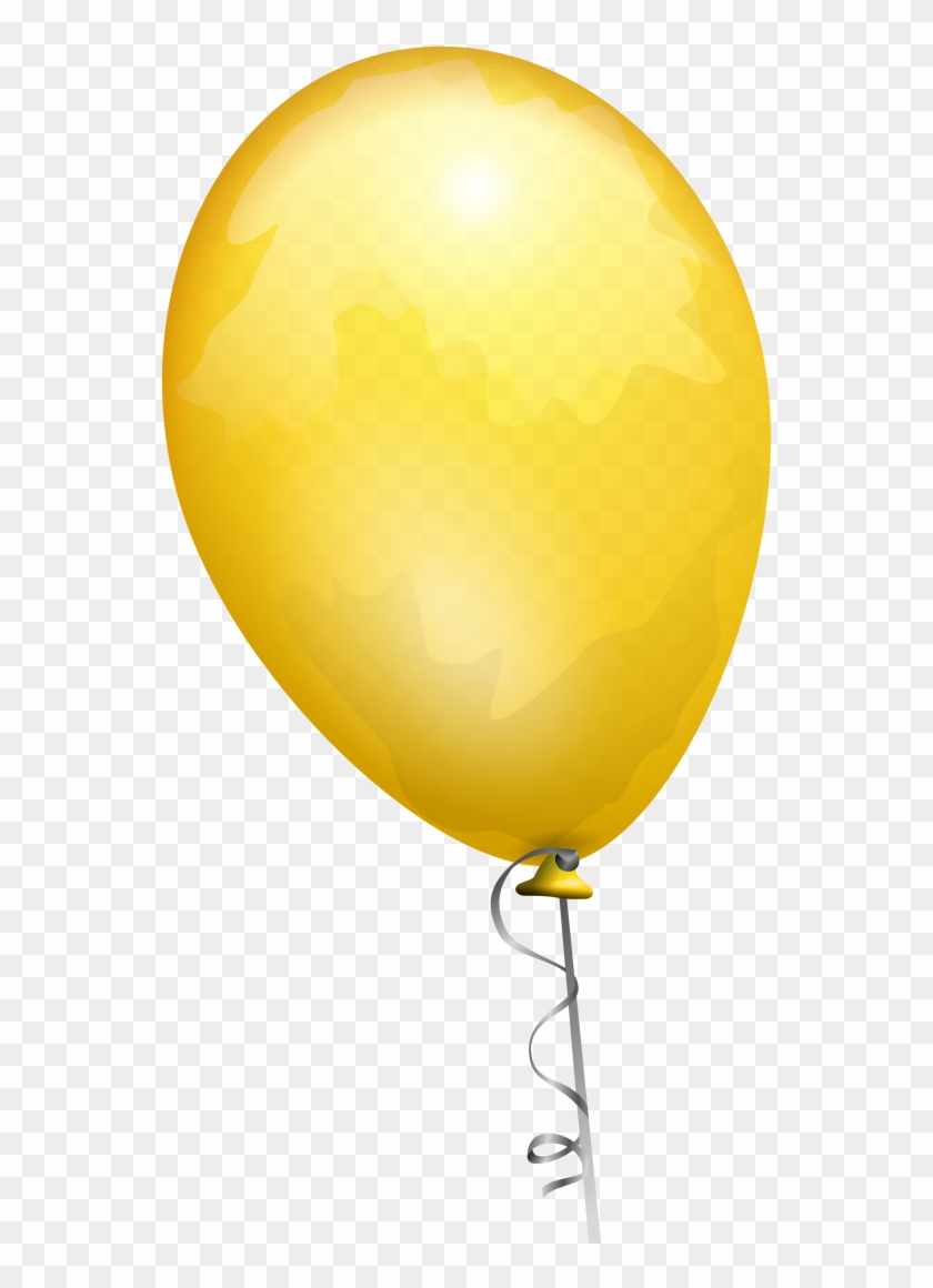 Yellow Balloon Png - Balloon Clip Art Transparent Png #1124533