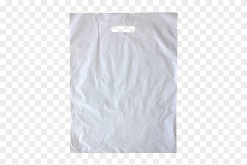 Large White Plastic Bags With Die Cut Handles - Skirt Clipart