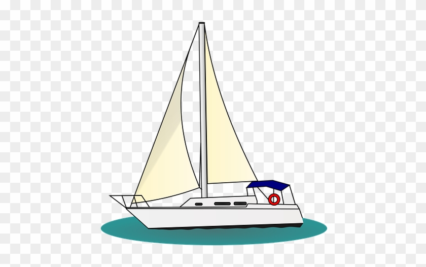 Clip Art Yacht - Png Download #1124675