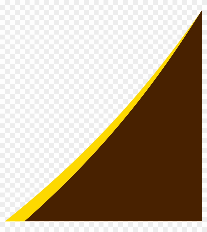 8 X 11, Download - Brown Curve Png Clipart