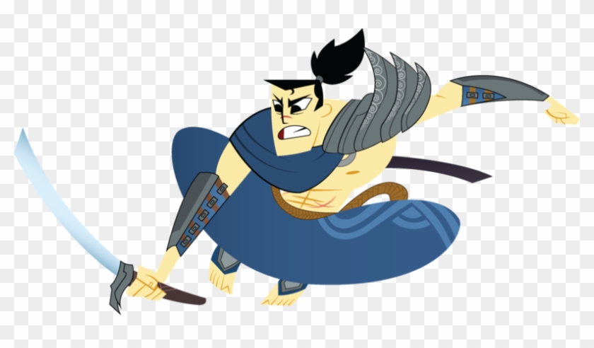League Of Legends,лига Легенд,фэндомы,samurai Jack,yasuo,crossover - Yasuo Gif Transparent Background Clipart