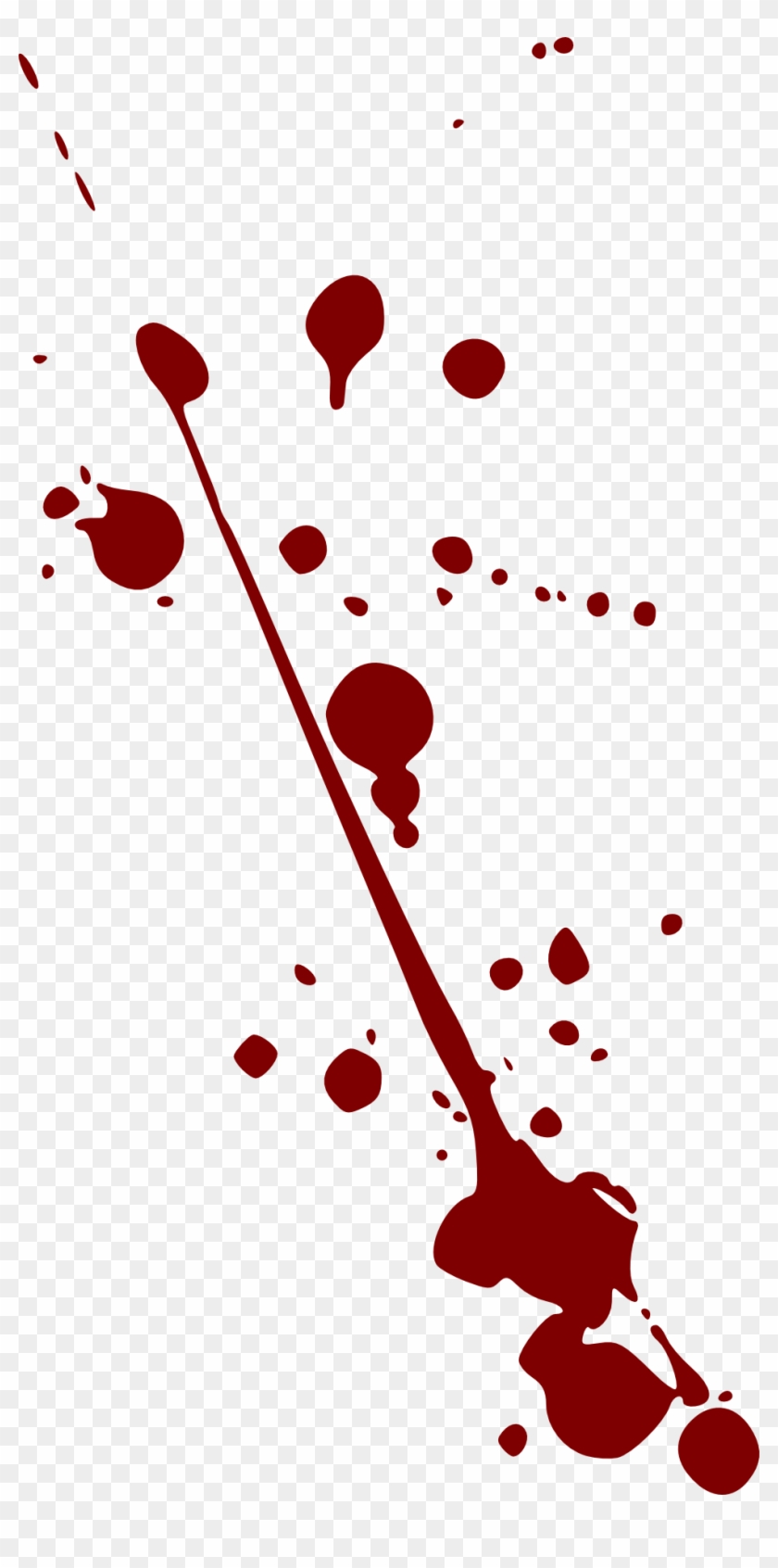 Bleeding - Orange Paint Splatters Png Clipart