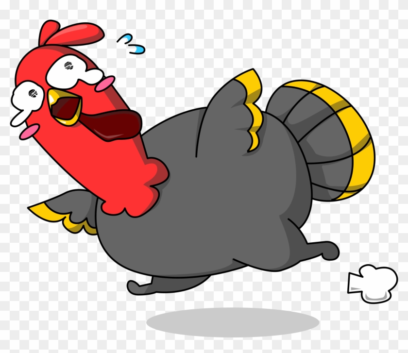 Turkey Thanksgiving Cartoon Clip - Turkey Cartoon Png Transparent Png