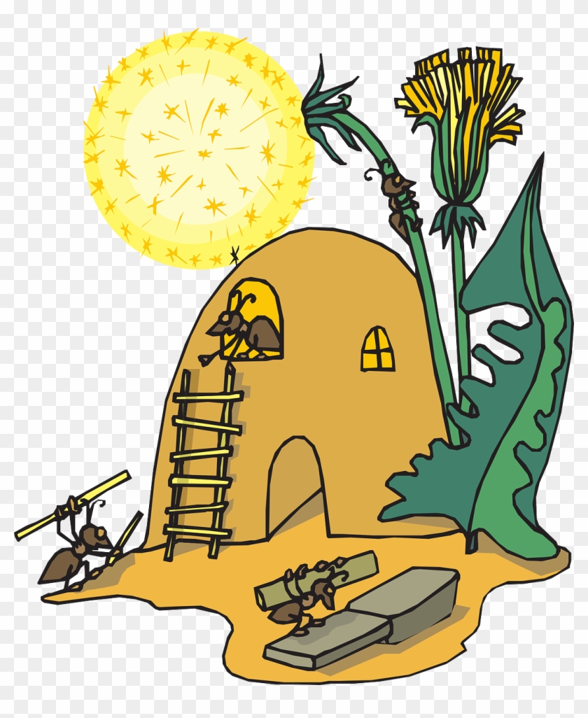 Dirt Clipart Ant Mound - Ant House Clipart - Png Download #1125886