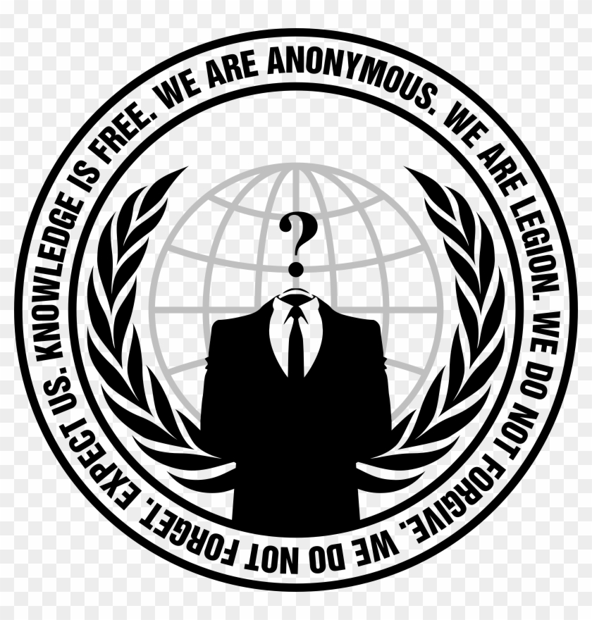 Clip Stock Anonymous Transparent Drawing - Anonymous Logo Png