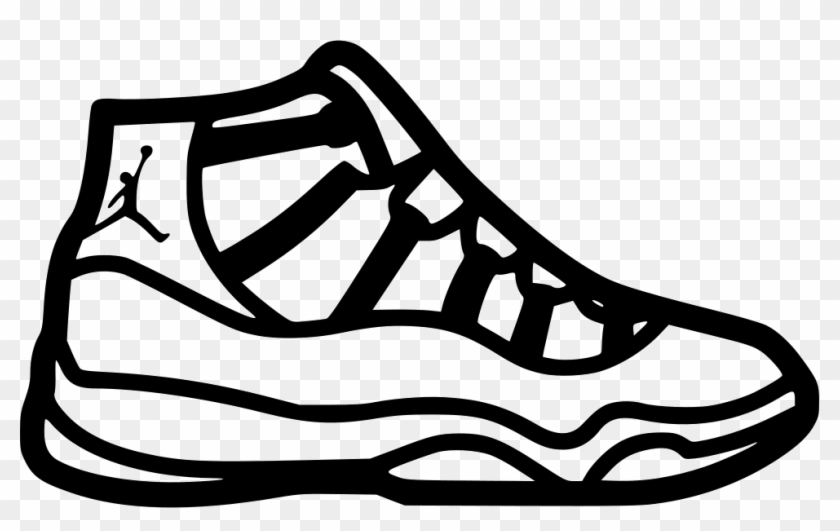 Great Nike Jordan Logo Font Clipart & Vector Design - Air Jordan Shoe Clipart - Png Download #1126083