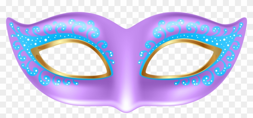 Picture Black And White Library Purple Transparent - Eye Mask Transparent Background Clipart