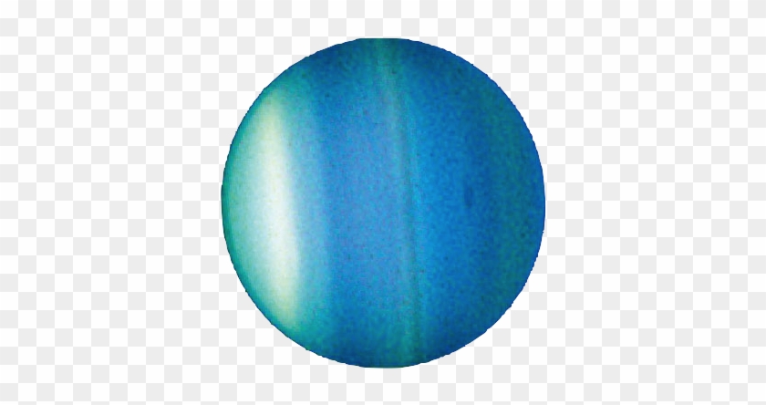 Like Saturn, Uranus' Thick Atmosphere And Blue Color - Circle Clipart #1126306