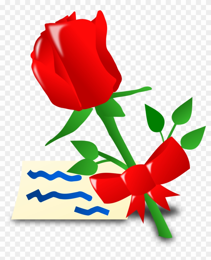 Red Rose Clipart Valentines Day Rose - Imagenes Del Dia De La Madre Pequeñas - Png Download