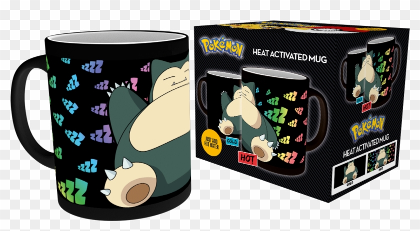 Mgh0049 Pokemon Snorlax Product - Mug Heat Change Pokemon Clipart