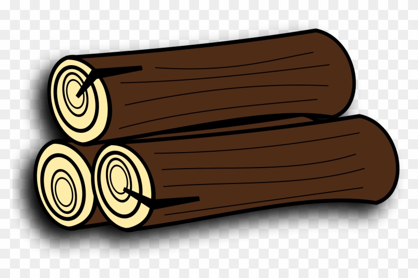 Campsite Clipart Woods - Log Clipart - Png Download