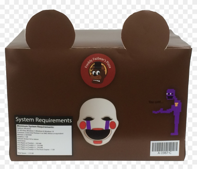 Freddy Fazbear Box - Box Clipart #1126902
