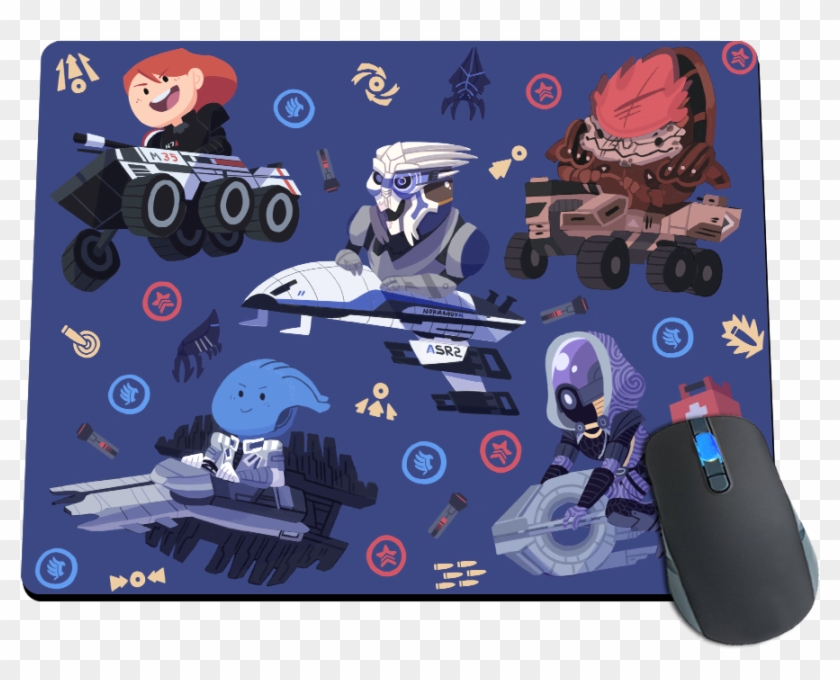Mass Effect Minis Mousepad - Cartoon Clipart