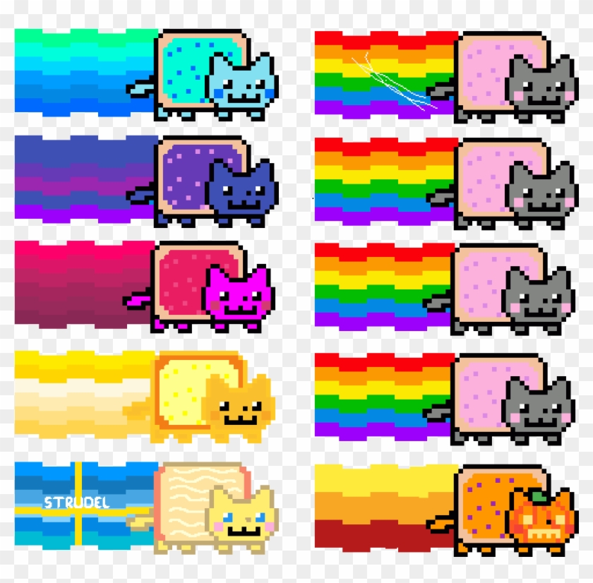Design Your Own Nyan Cat - Nyan Cat Designs Clipart #1127585