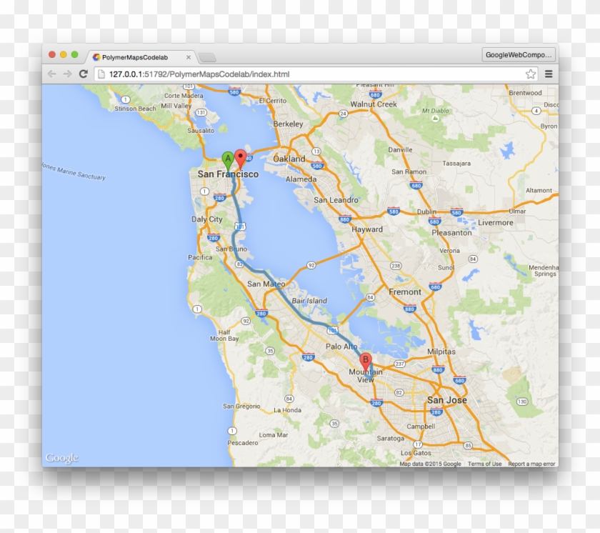 At This Point, You Should See The Map, A Marker, And - Atlas Clipart