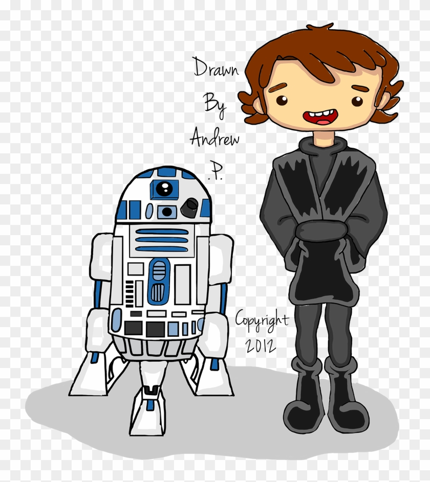 811 X 985 3 - R2d2 And Anakin Clipart #1127660
