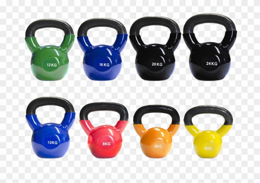 Vinyl Coated Cast Iron Kettlebell - Vinyl Kettlebells Clipart