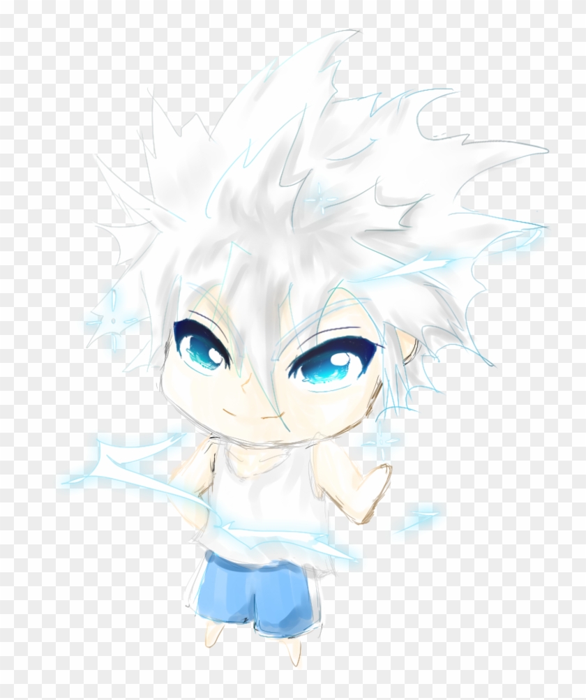 Graphic Black And White Library Killua Drawing Godspeed Clipart