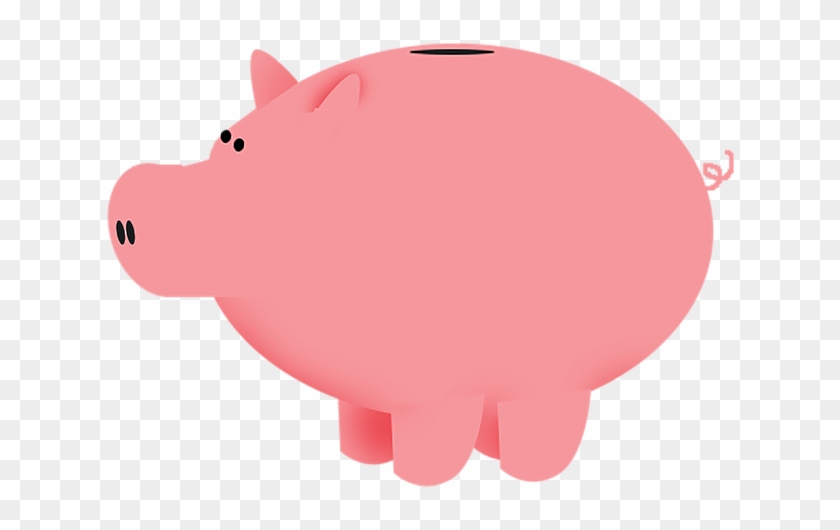 Piggybank, Pig, Bank, Piggy-bank, Piggy, Pink, Saving - Pink Piggy Bank Printable Clipart
