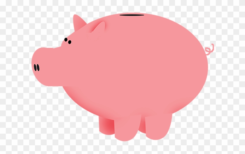 Piggybank, Pig, Bank, Piggy-bank, Piggy, Pink, Saving - Pink Piggy Bank Printable Clipart #1127849