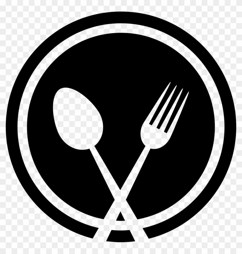 Fork And Spoon Logo Clipart #1128446