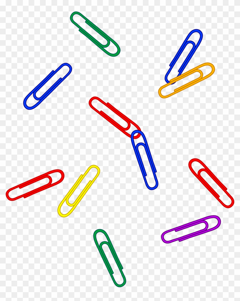 Paper Clip Image - Paper Clips Clipart Png Transparent Png #1128518