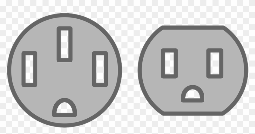 Plug Clipart Receptacle - Electrical Outlet Clipart - Png Download