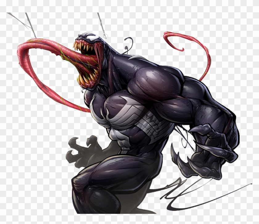 Venom Sticker - Comic Venom Clipart