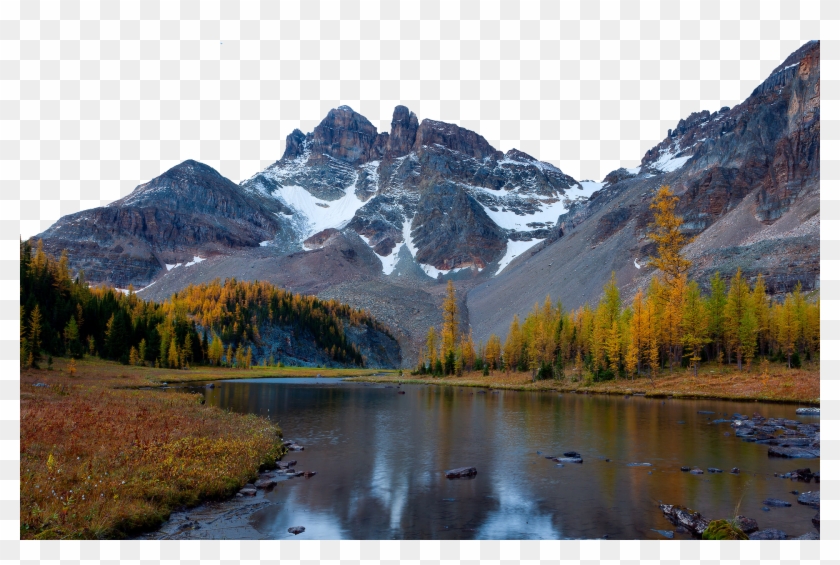 River By Icy Hills And Vegetation Clipart #1129100