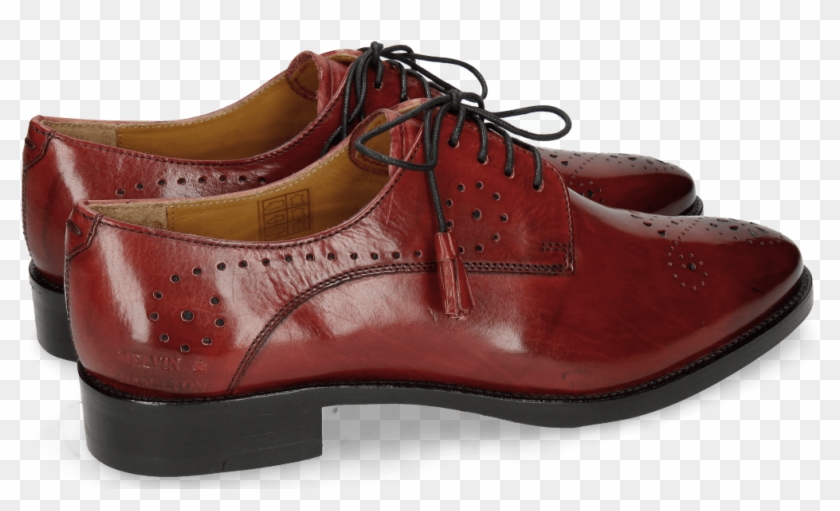 Derby Shoes Betty 2 Ruby Tassel Ruby - Outdoor Shoe Clipart