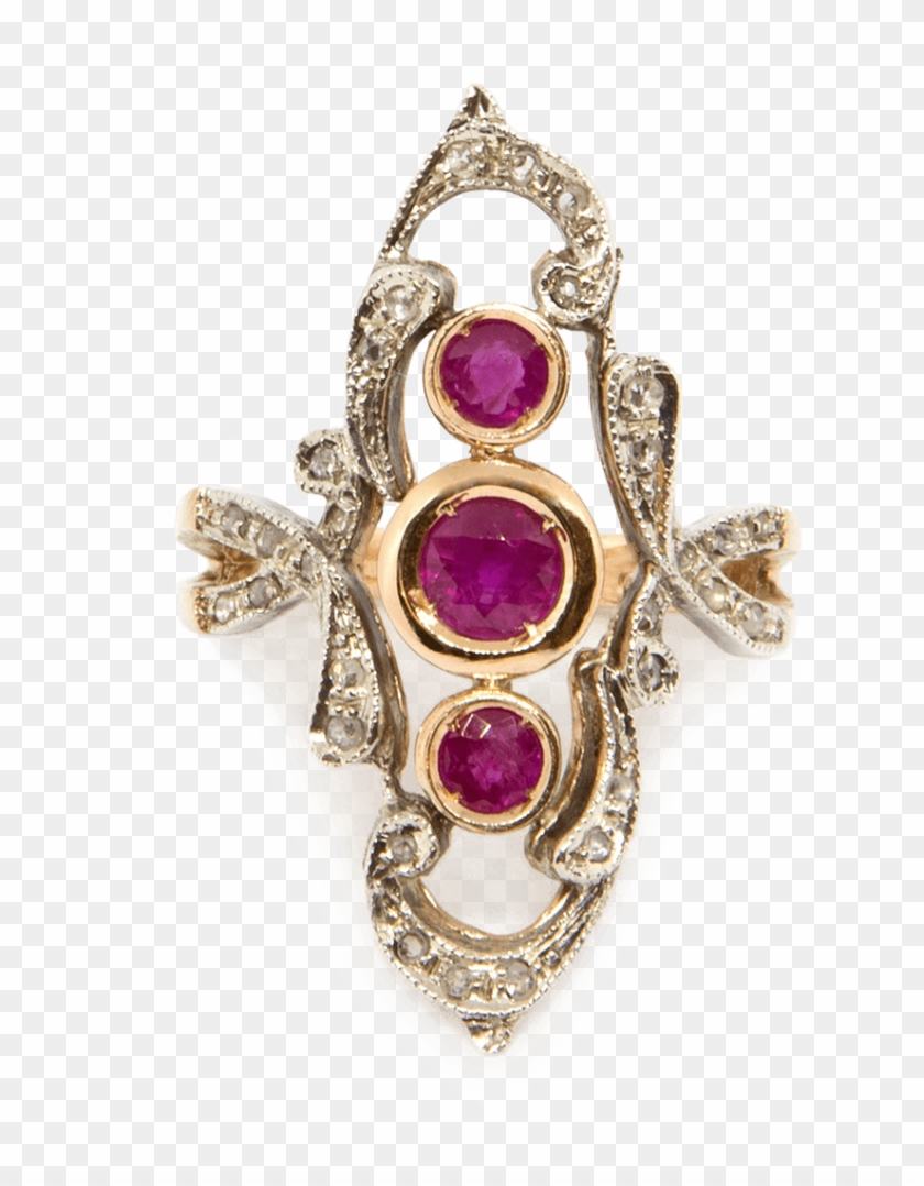 Three Ruby Ring Clipart #1129436