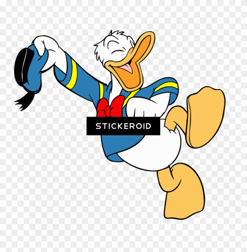 Donald Duck Pointing - Hello Donald Duck Clipart
