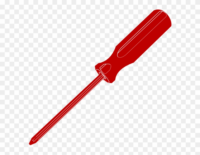 Small - Screwdriver Clipart Red - Png Download #1129864