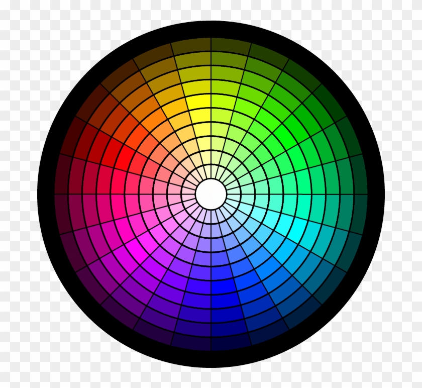 Colorwheel3 - Circle Cross Clipart