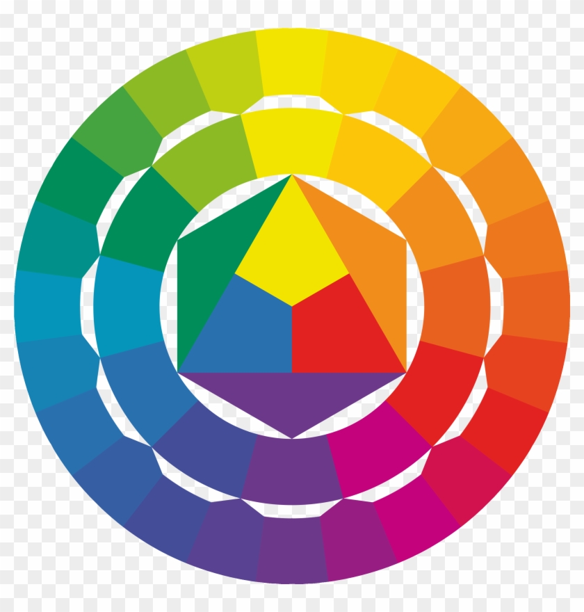 So We Move From A 12 Color Representation To A 24 Color - Itten Color Wheel Clipart #1129974