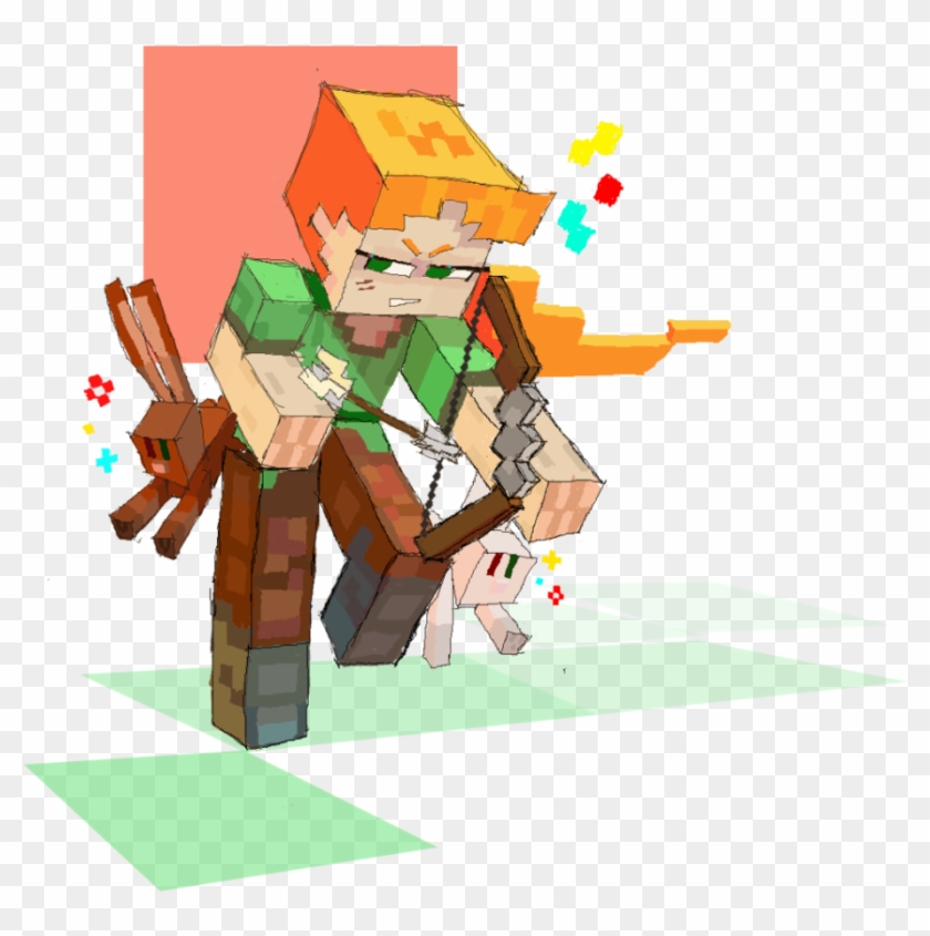 Alex Series Part One - Minecraft Fanart Clipart