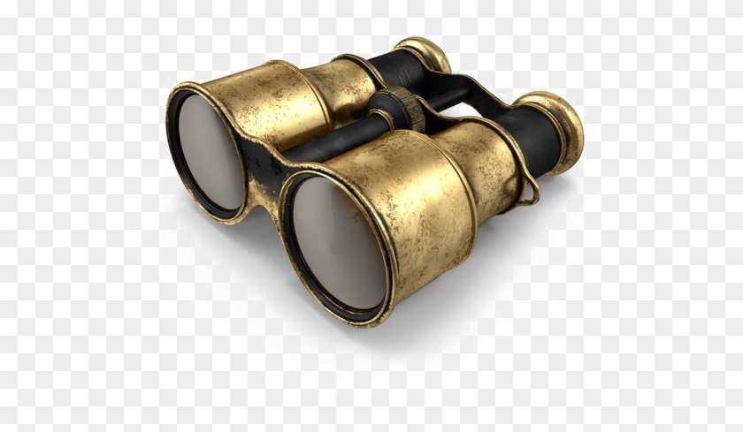 Binoculars Transparent - Vintage Binoculars Png Clipart #1130044