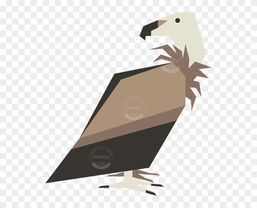 Griffon Vulture Bird Vector Artwork - Illustration Clipart