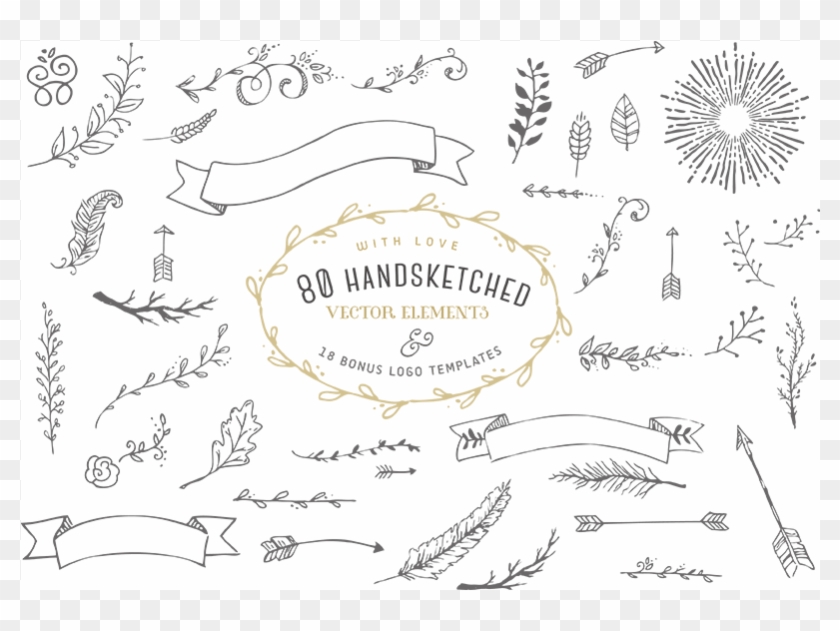 Hand Drawn Elements S639 - Hand Drawn Elements Png Clipart #1130348