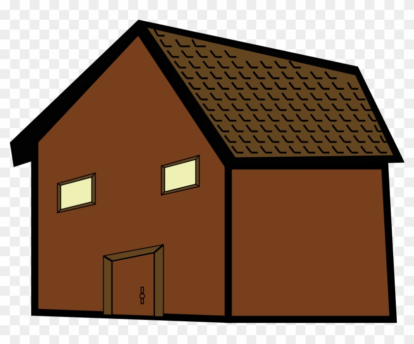 Clipart Of A House - Brown House Clipart - Png Download