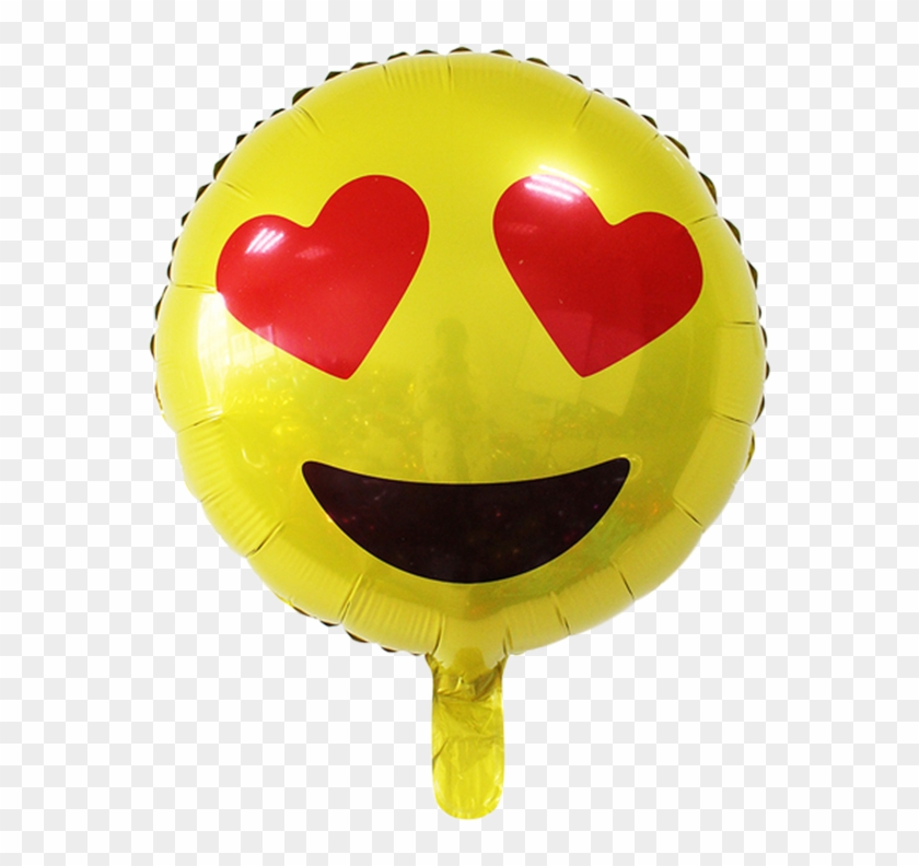 Emoji Sunglasses Emoji Heart Eye - Balloon Foil Love Emoji Clipart #1130763