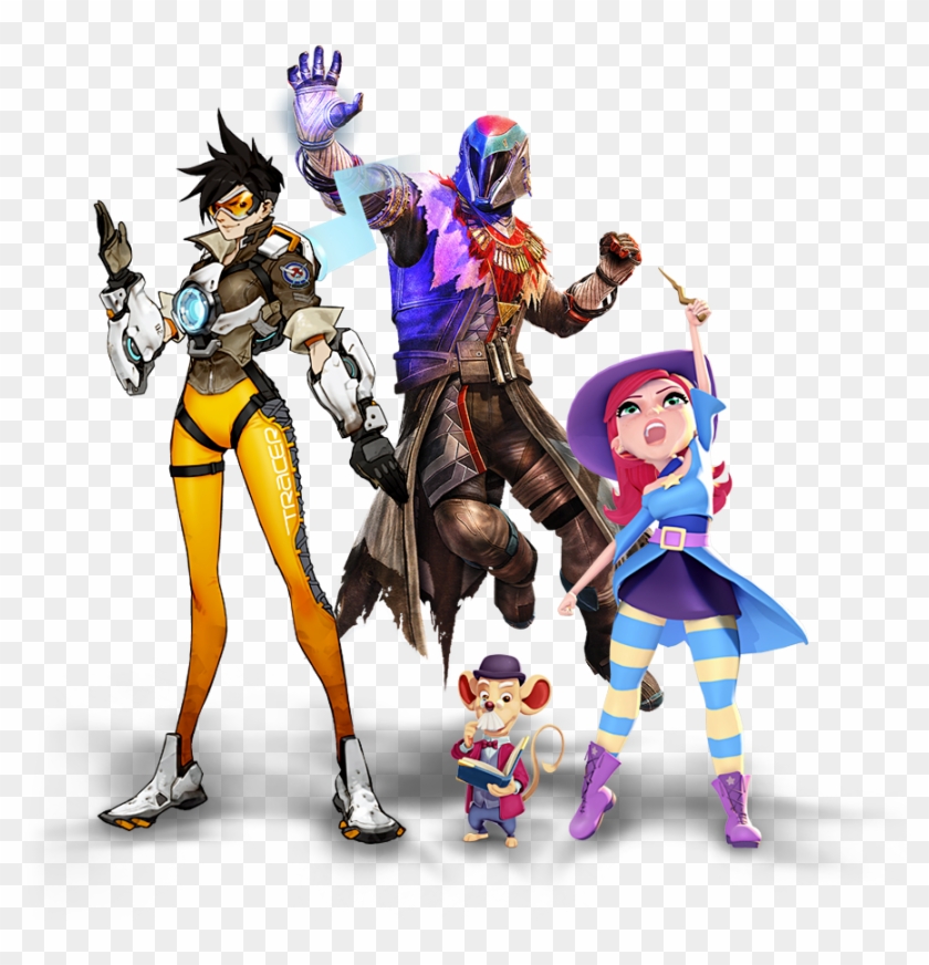 How We Act - Overwatch Computer Background Tracer Clipart
