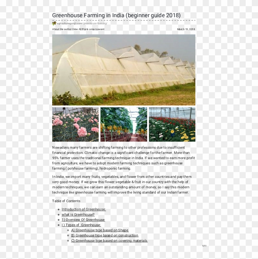Pdf - Greenhouse Farming Clipart