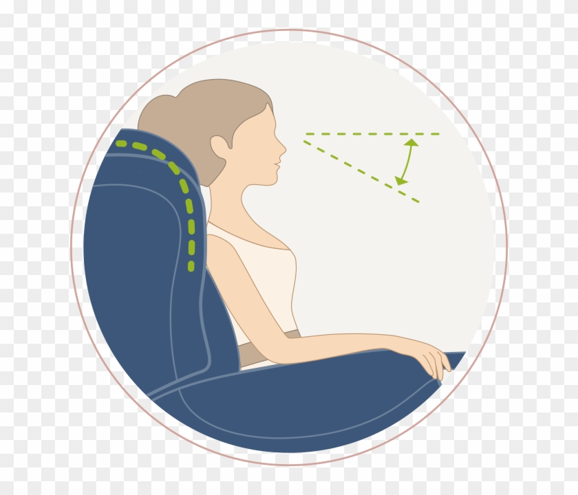 When The Neck Is Supported Correctly, The Head Is Not - Cartoon Clipart