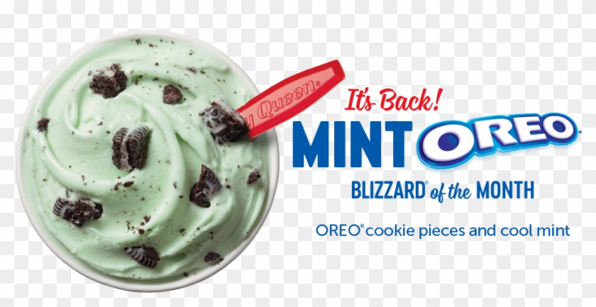 Mint Oreo Cookie Blizzard® Treat - Oreo Clipart