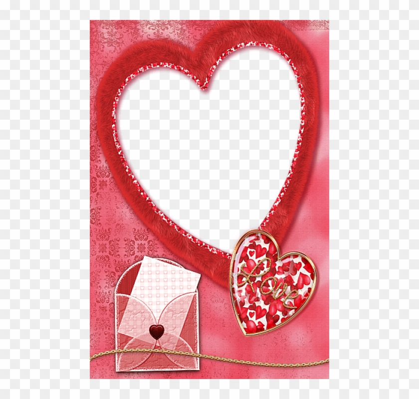 Free Png Best Stock Photos Red Transparent Frame With - Heart Shape Frames Png Clipart